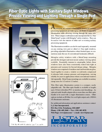 Thumbnail of document Data Sheet - Fiber Optic Light for High Intensity Sight & Light Combo
